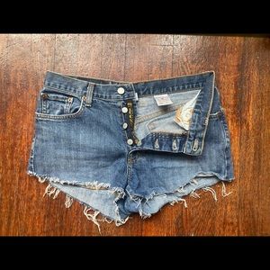 Lucky Brand Distressed Denim Shorts